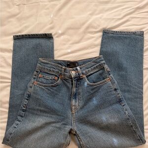 ASOS Blue Straight Leg Jeans